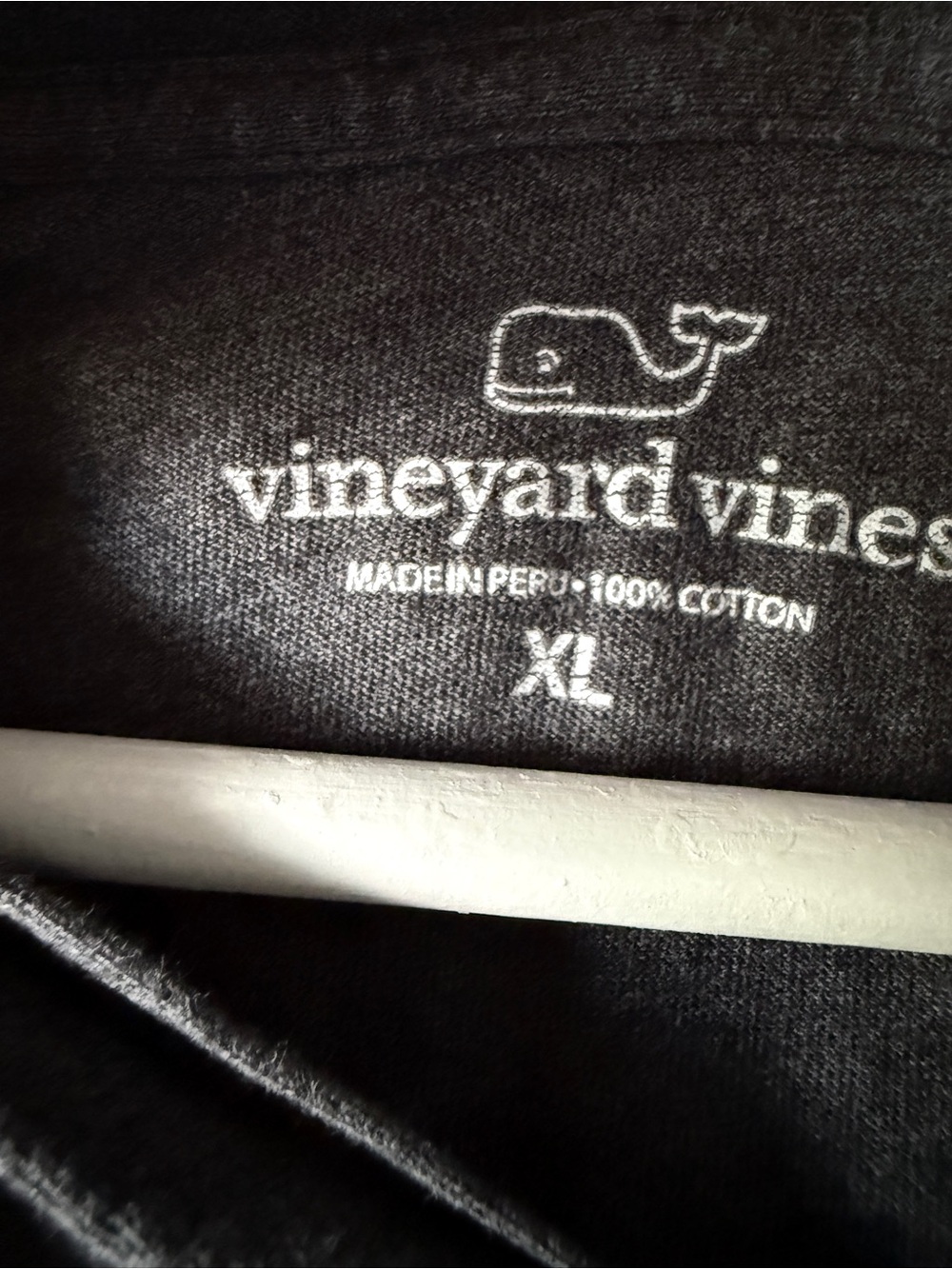 Vineyard Vines Heather Black Lightweight Hooded Shirt